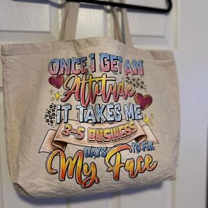 Stylish Cream Tote Bag